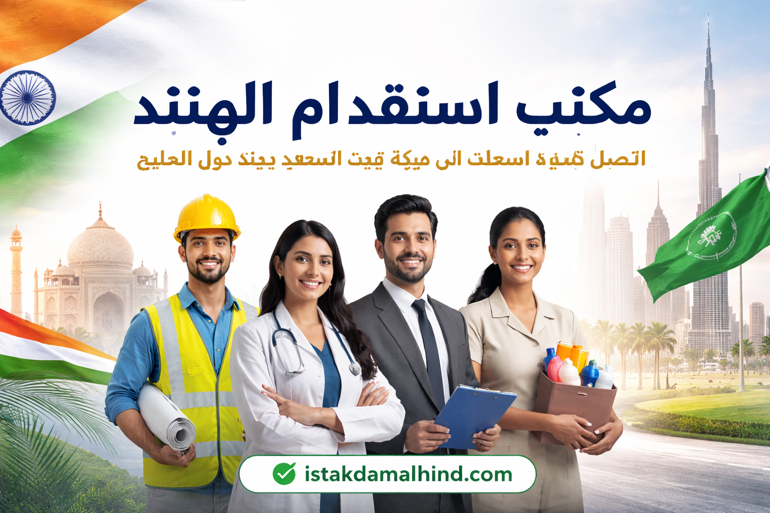 مكتب استقدام الهند | أفضل شركة استقدام عمالة هندية للسعودية ودول الخليج